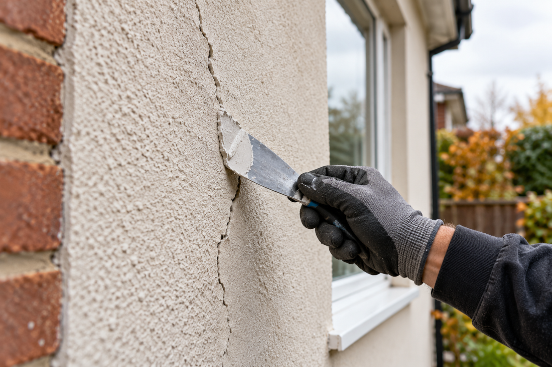 How to Repair Cracks in Exterior Walls Before Winter