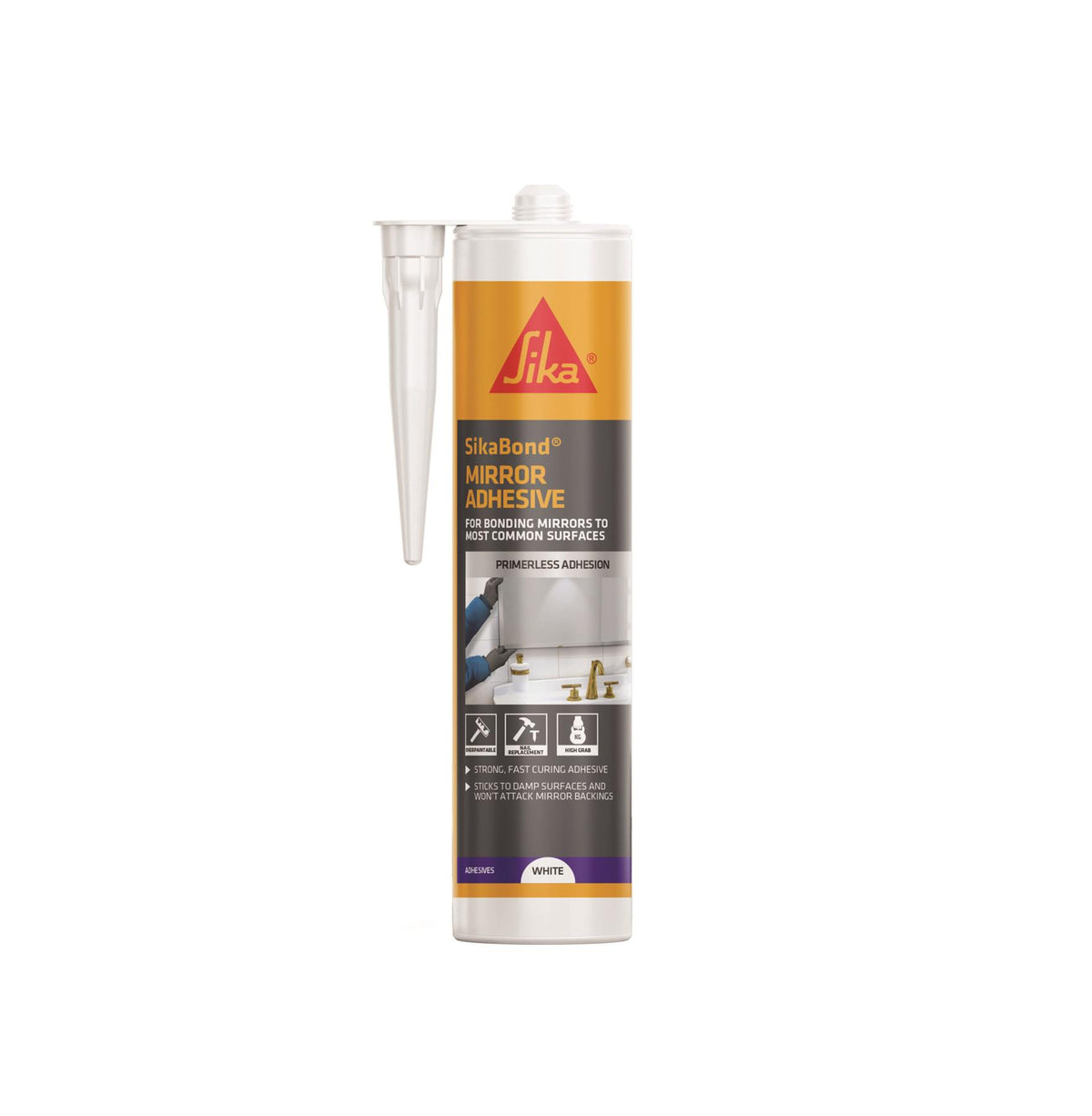 SikaBond Mirror Adhesive White 290ml