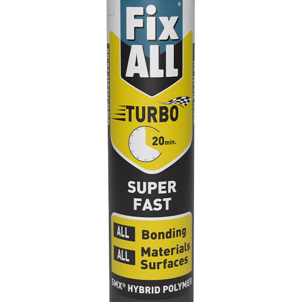 Soudal Fix All Turbo White 290ml Twin Pack