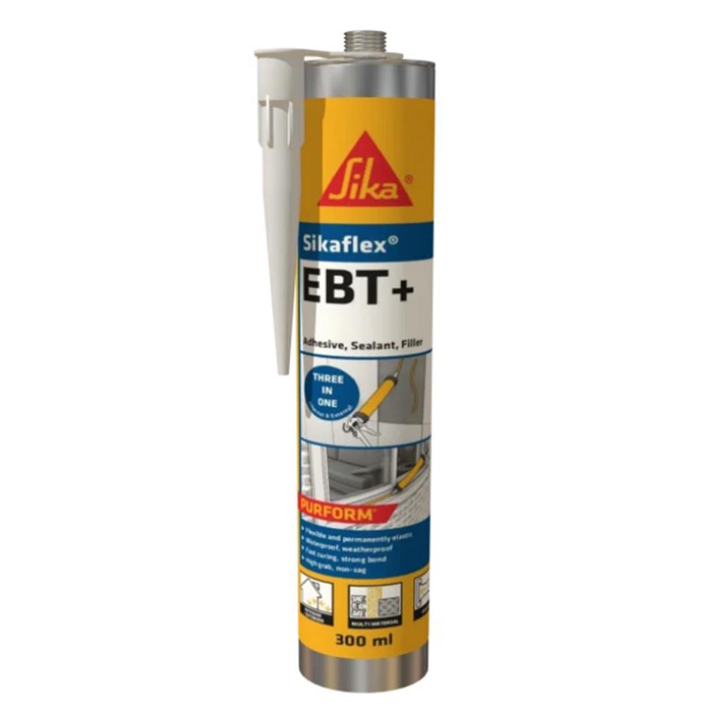 SikaFlex EBT+ Polyurethane Adhesive & Sealant Clear 300ml