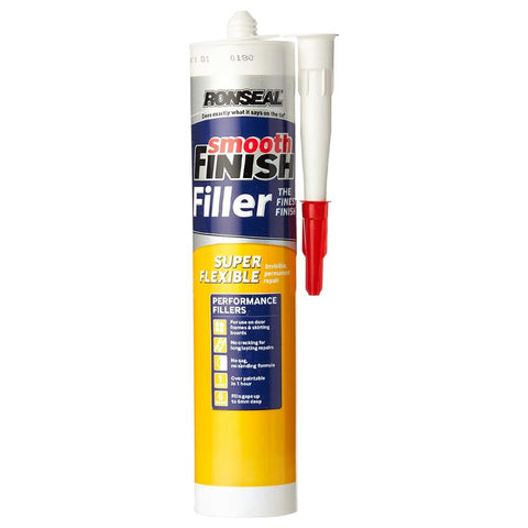Ronseal Super Flexible Smooth Finish Filler White 300ml