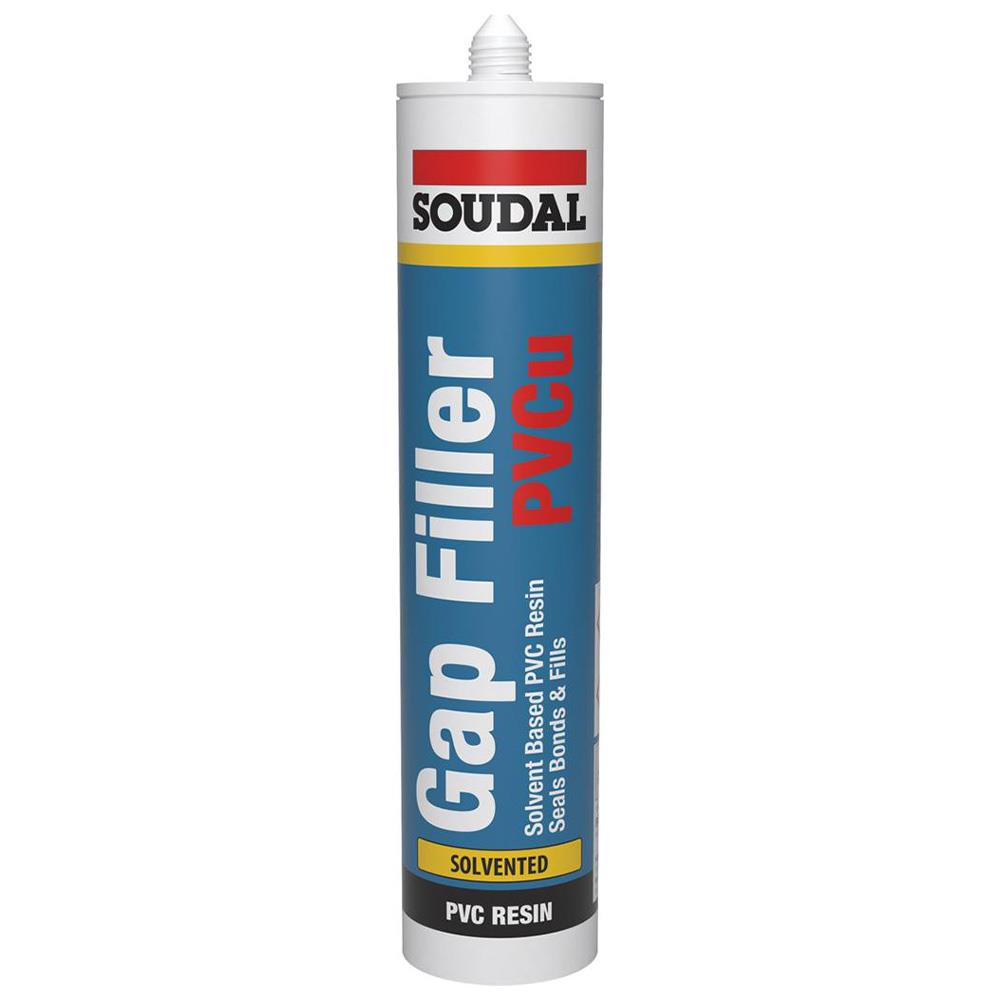 Soudal PVCu Gap Filler White 300ml