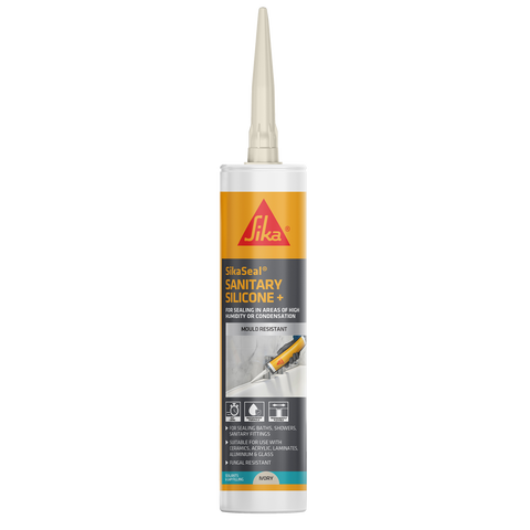 Sika SikaSeal Sanitary Silicone + ivory 295 ML