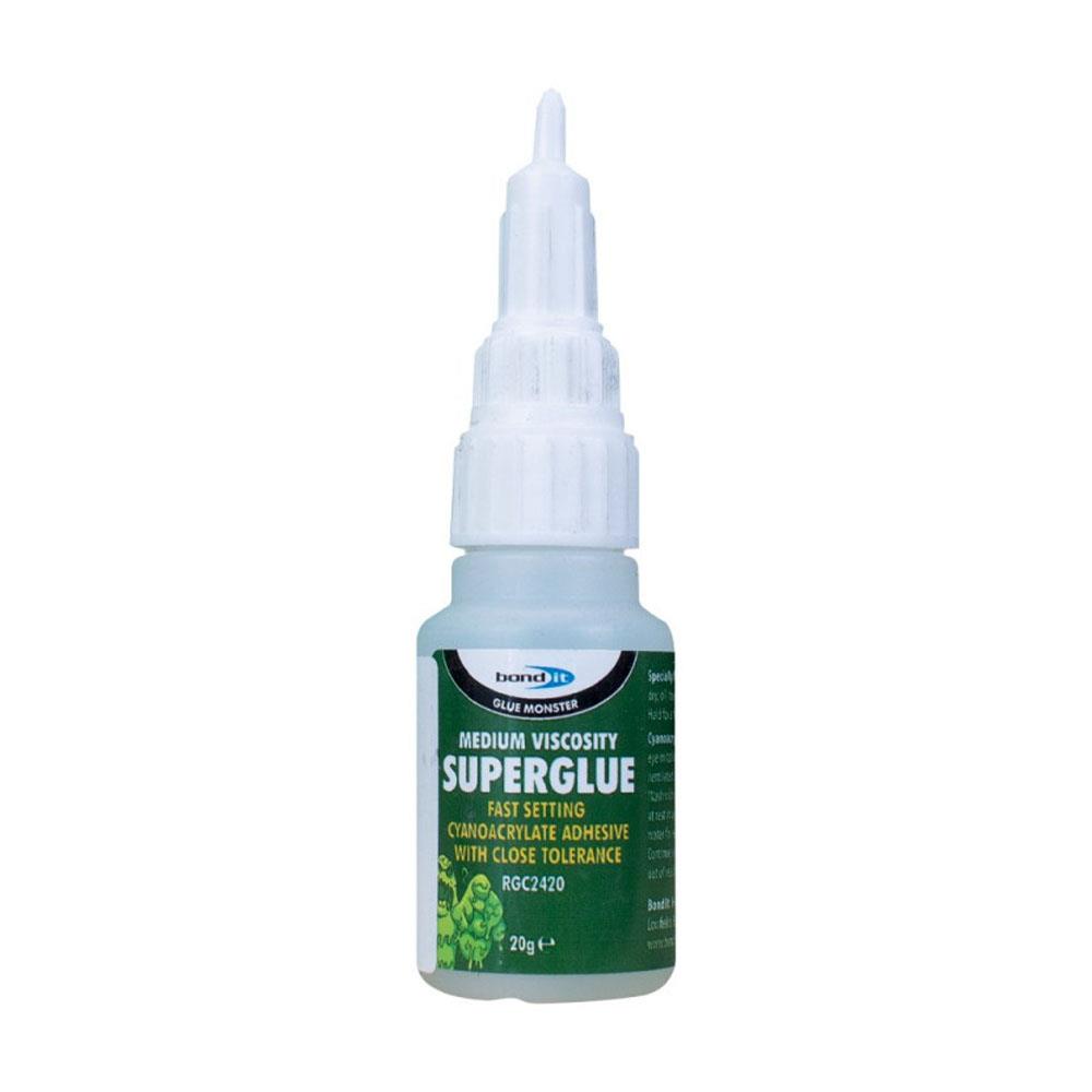 Bond It Cyanoacrylate Superglue Medium Viscosity, Clear - 20g