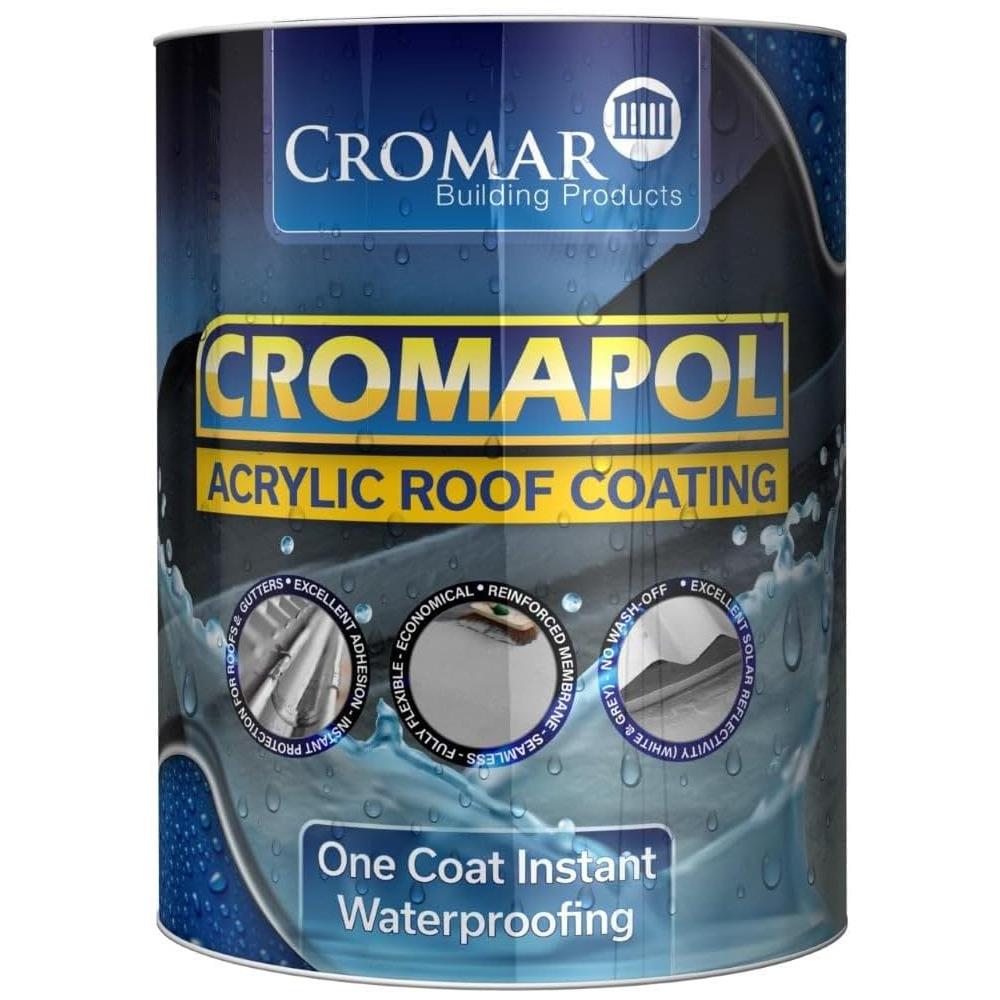 Cromapol Acrylic Roof Coat Grey 5kg