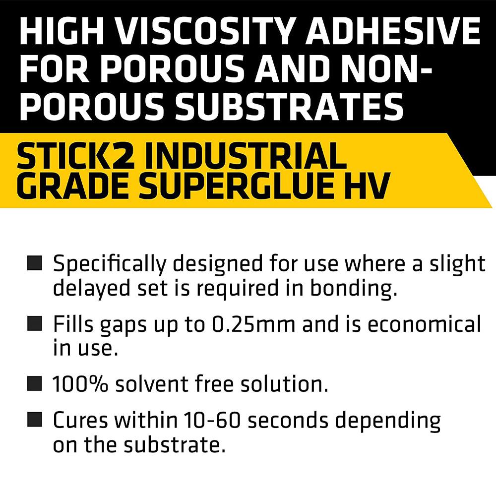 Everbuild Industrial Superglue HV - Clear 50g