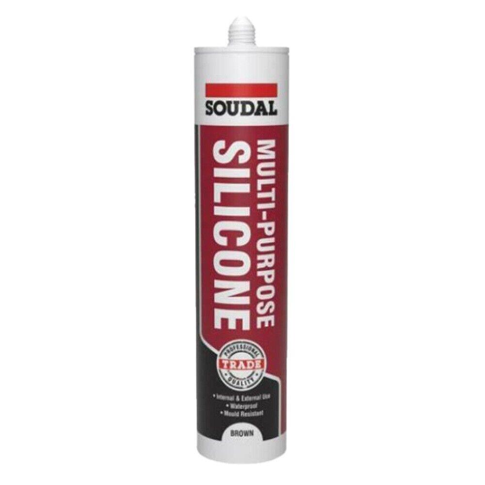 Soudal Trade Multi-Purpose Silicone Brown 270ml