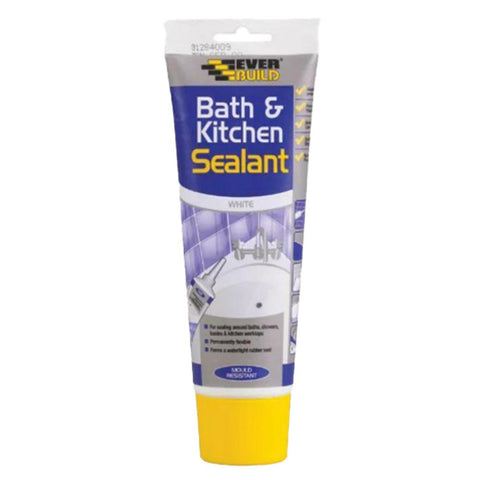 Everbuild Bath & Kitchen Sealant White 200ml