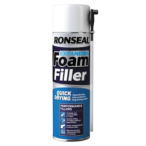 Ronseal Expanding Foam Filler White 500ml