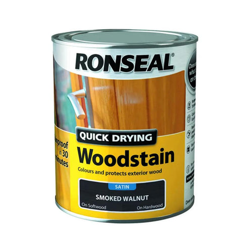 Ronseal Quick Drying Woodstain - Satin 250ml