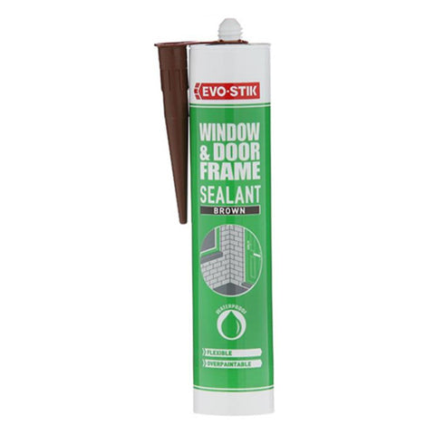 Evo-Stik Flexible Sealant For Doors And Windows Brown EU3