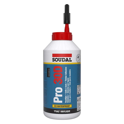 Soudal Pro 30D Waterproof Wood Adhesive 750g