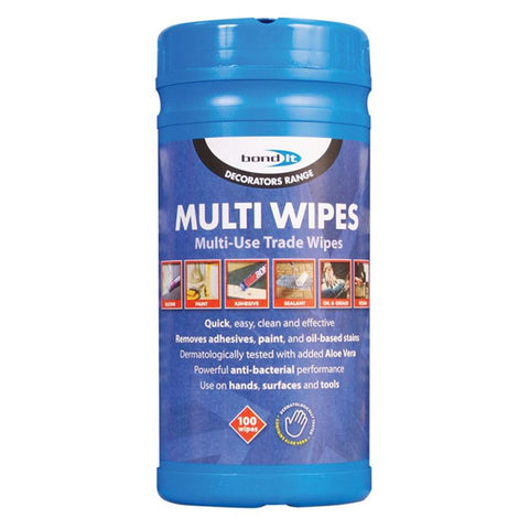 Bond It Multi-Wipes White 100
