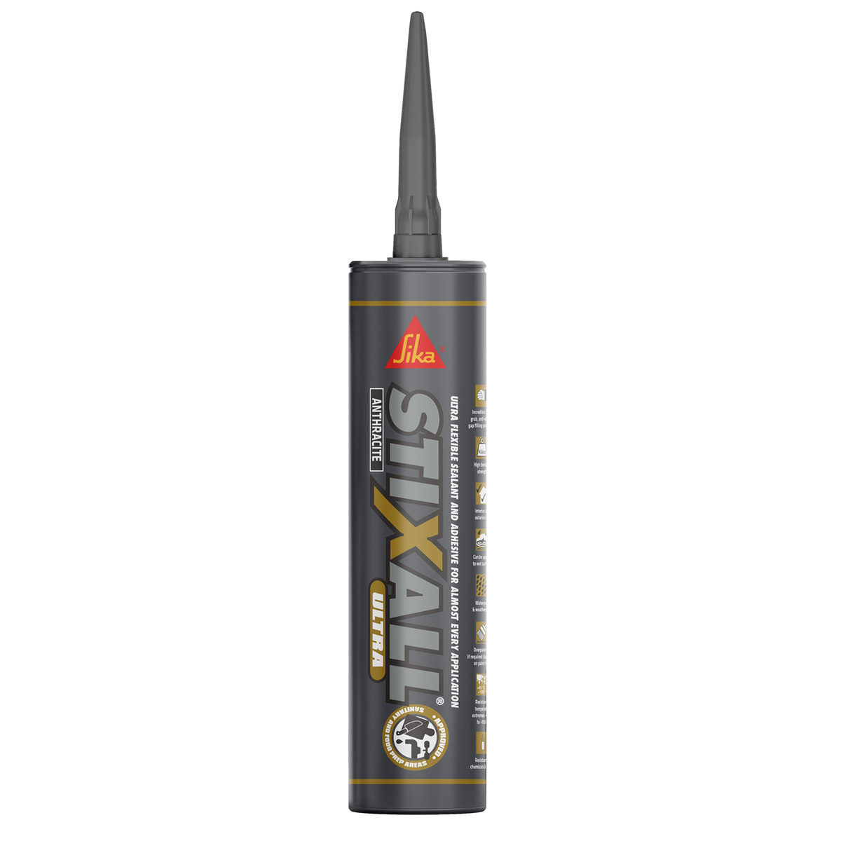 Sika Stixall Ultra Adhesive & Sealant Anthracite 300ml
