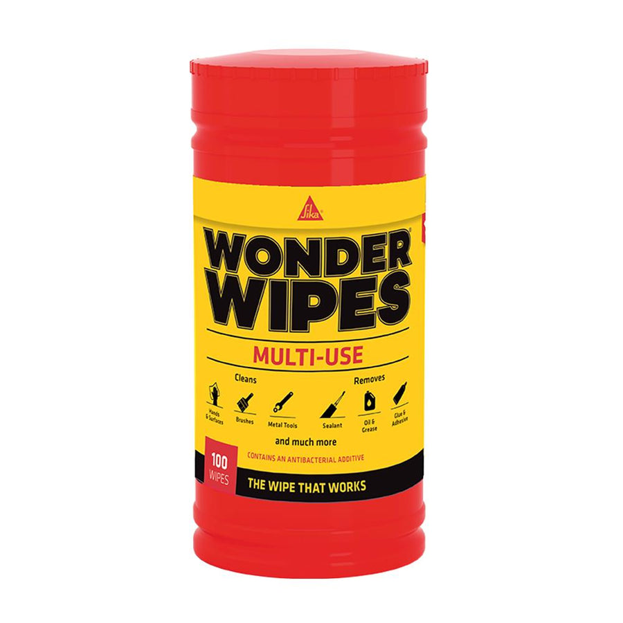 Sika Wonder Wipes Multi Purpose Hand Cleaning Wipes - 100 Tub