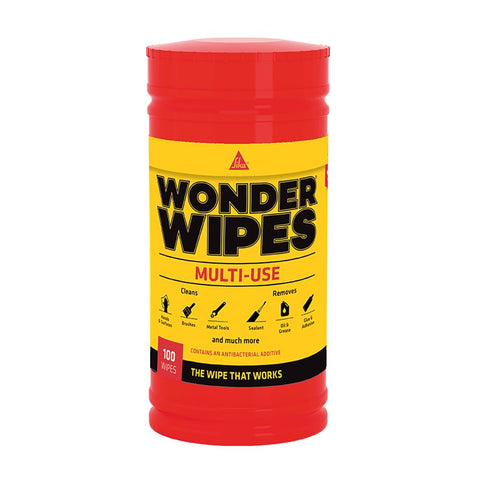 Sika Wonder Wipes Multi Purpose Hand Cleaning Wipes - 100 Tub