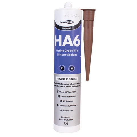 Bond It HA6 RTV Silicone Brown 310ml