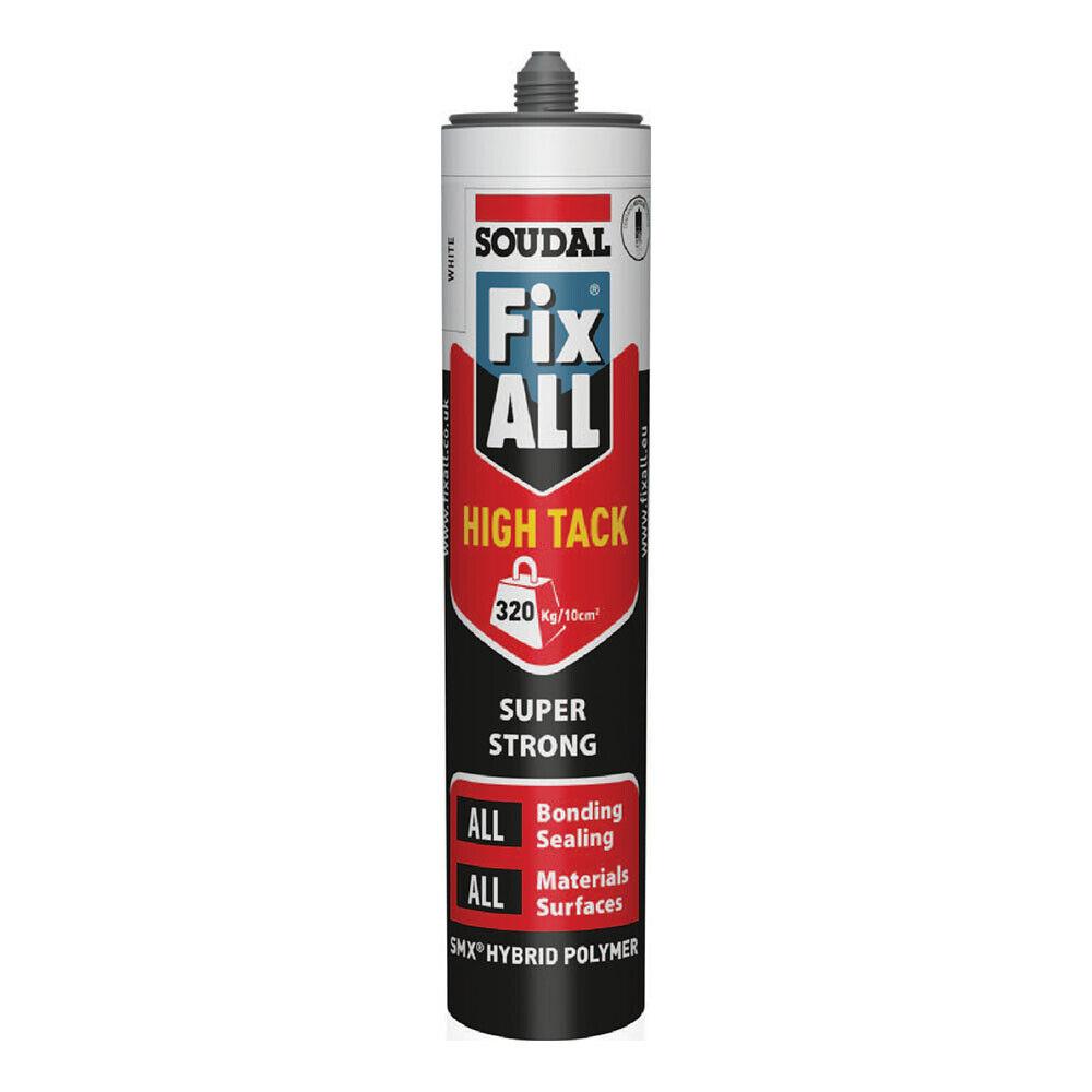 Soudal Fix ALL High Tack Hybrid Sealant White 290ml