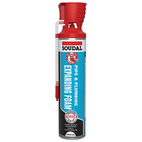 Soudal Pipe & Plumbing Foam Genius Champagne 600ml