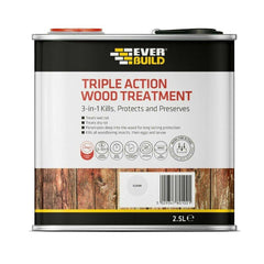 Everbuild Triple Action Wood Treatment 2.5 Litre