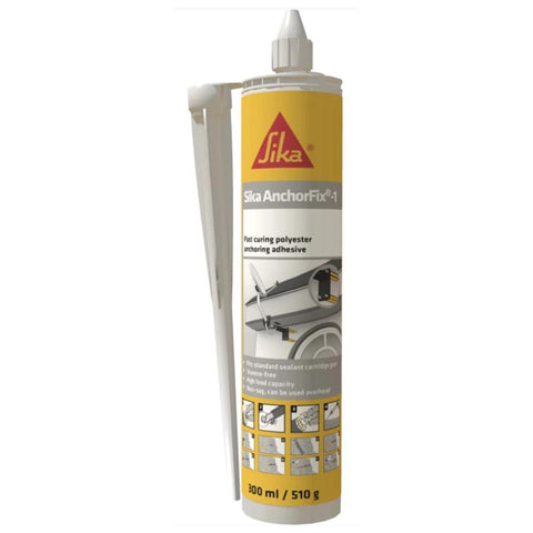 Sika AnchorFix®-1 Fast Cure Anchoring Adhesive System Light Grey 300ml