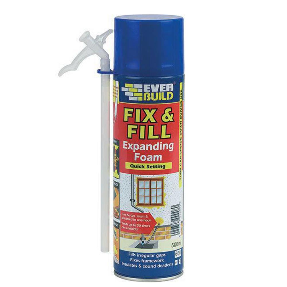 Everbuild Fix & Fill Expanding Foam Filler 500ml