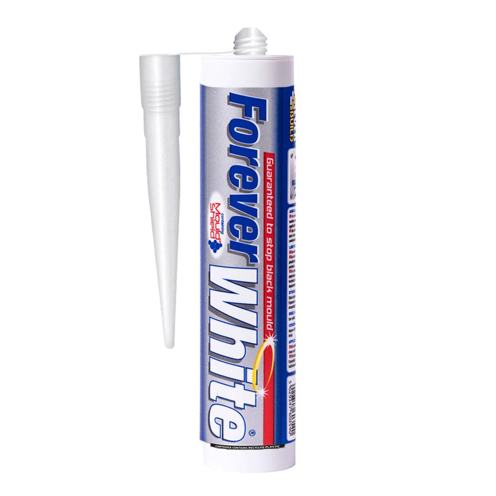 Everbuild Forever White Silicone Sealant 295ml