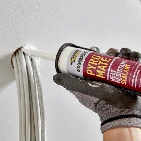 Everflex Pyro Mate Fire Rated Silicone White 295ml