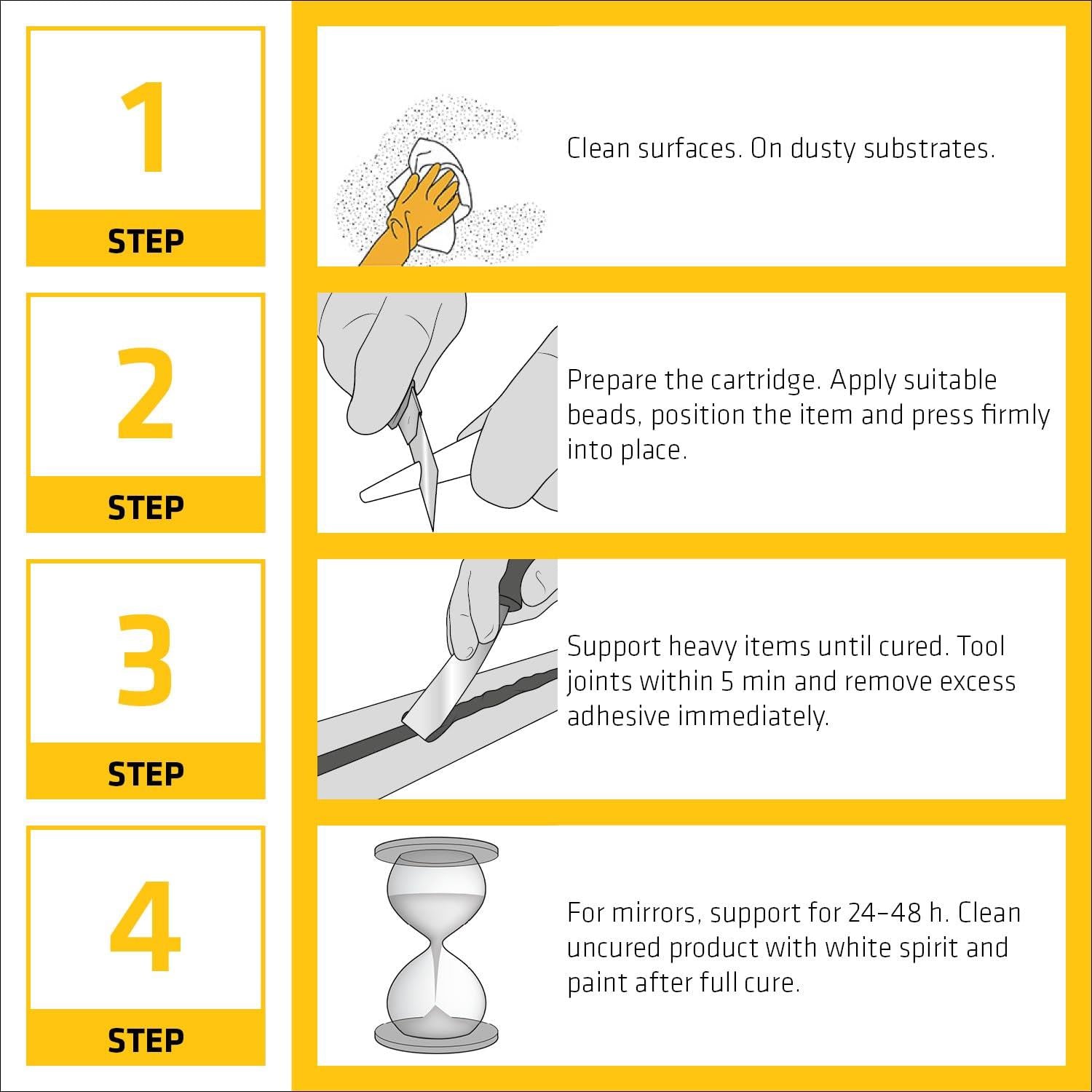Sika Stixall Ultra Adhesive & Sealant White 300ml