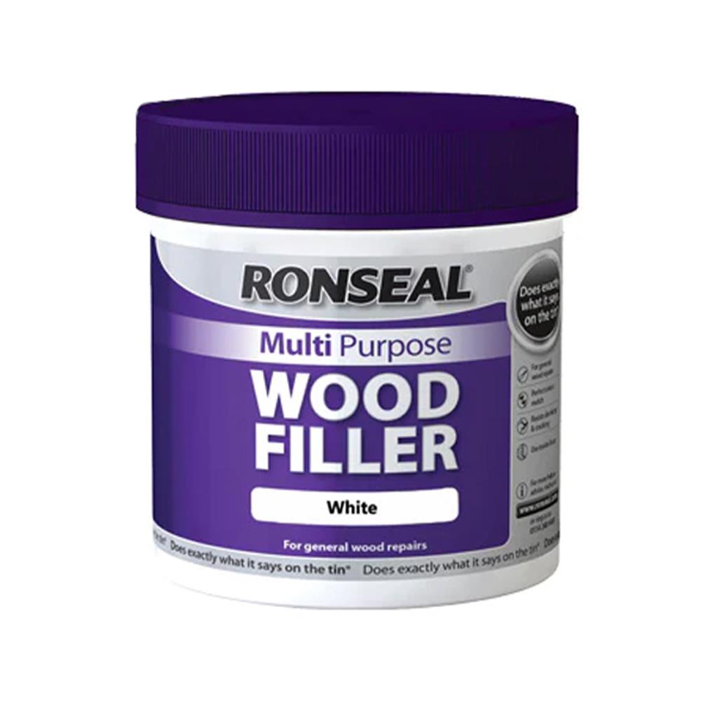 Ronseal Multi Purpose Wood Filler White 465g