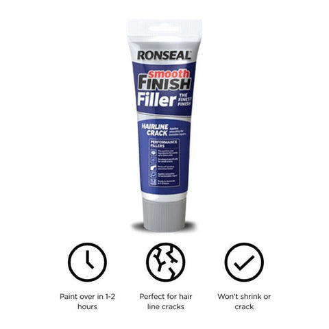 Ronseal Hairline Crack Smooth Finish Filler White 330g