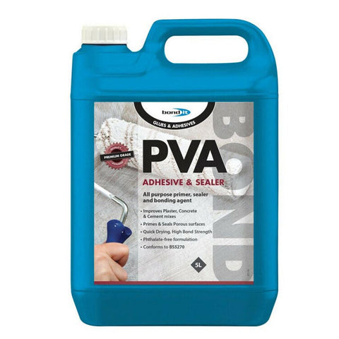 Bond It PVA & Adhesive Sealer White 5L