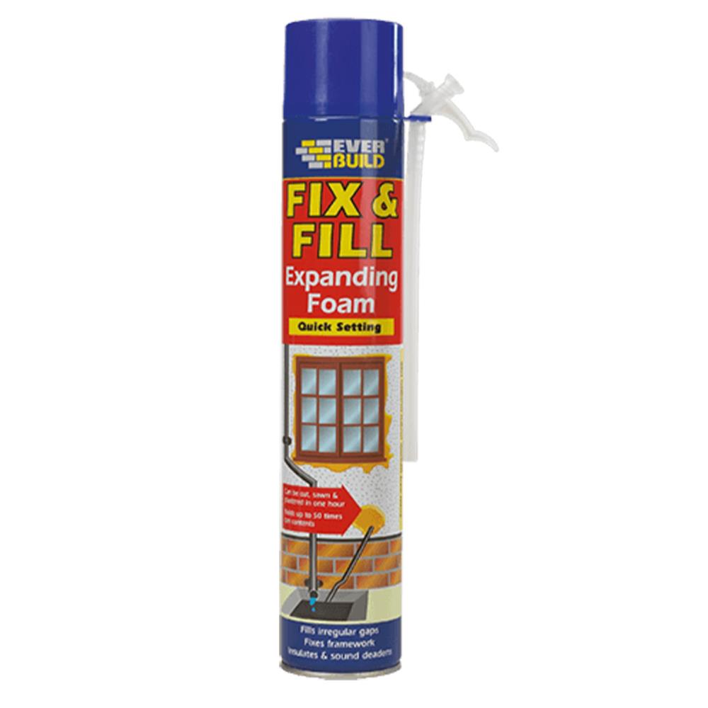 Everbuild Fix & Fill Expanding Foam Filler 750ml