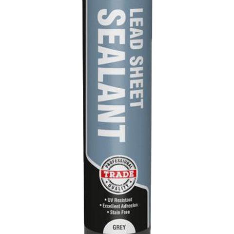 Soudal Lead Sheet Silicone Sealant Grey 290ml Twin Pack