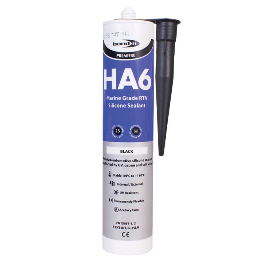 Bond It HA6 RTV Silicone Black 310ml