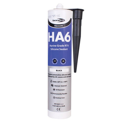 Bond It HA6 RTV Silicone Black 310ml