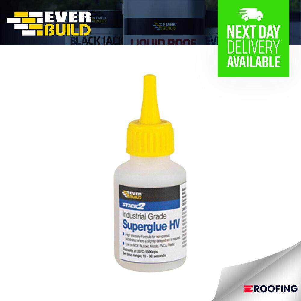 Everbuild Industrial Superglue HV – Clear 20g