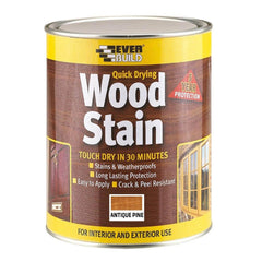 Everbuild Wood Stain Satin Antique Pine 750ml