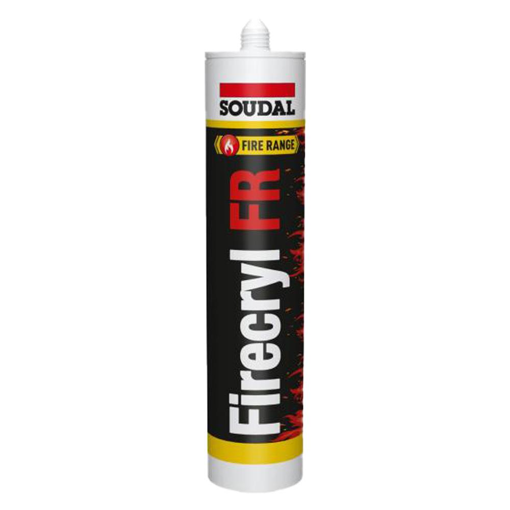 Soudal Firecryl FR Fire Resistant Acrylic Sealant White 300ml