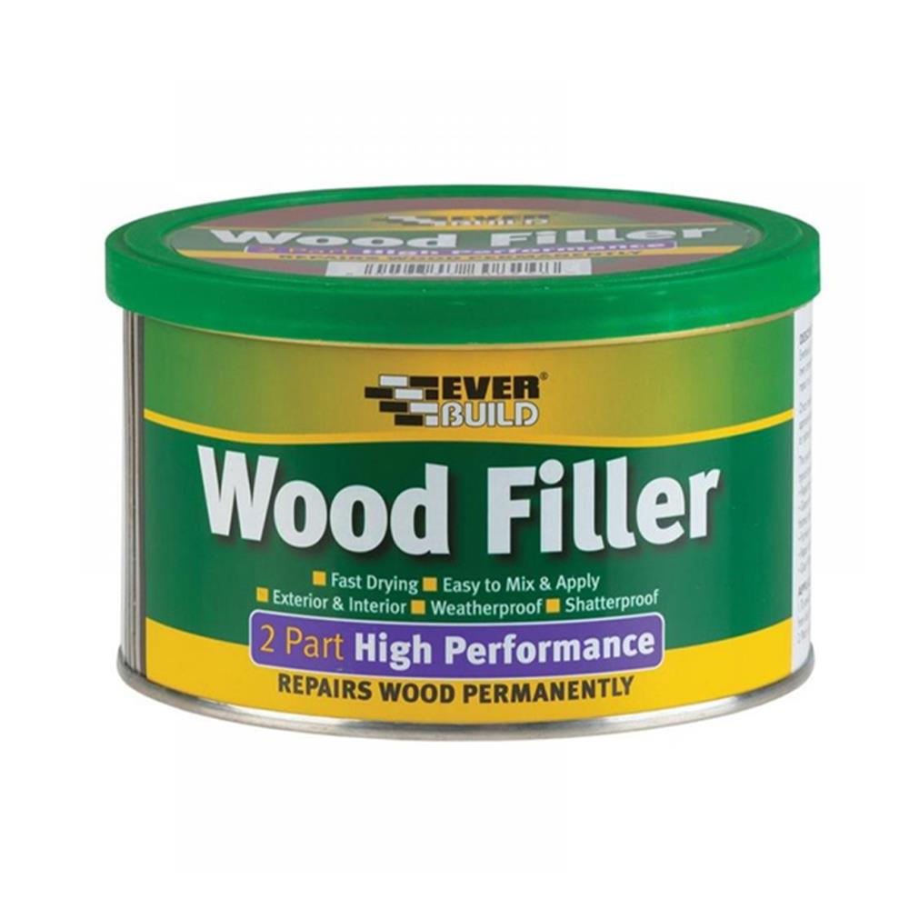 Everbuild 2 Part High Performance Wood Filler Oak 500g