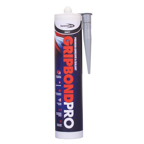 Bond It Gripbond Pro Hybrid Sealant & Adhesive Grey EU3