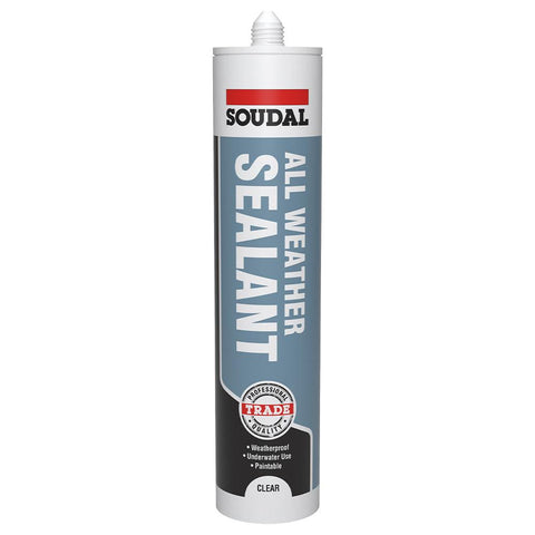 Soudal Trade All Weather Sealant Clear 290ml