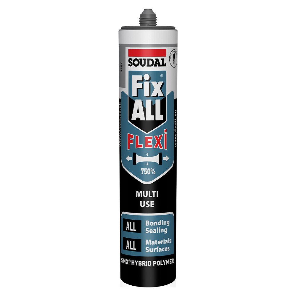 Soudal Fix ALL Flexi Hybrid Sealant Grey 290ml
