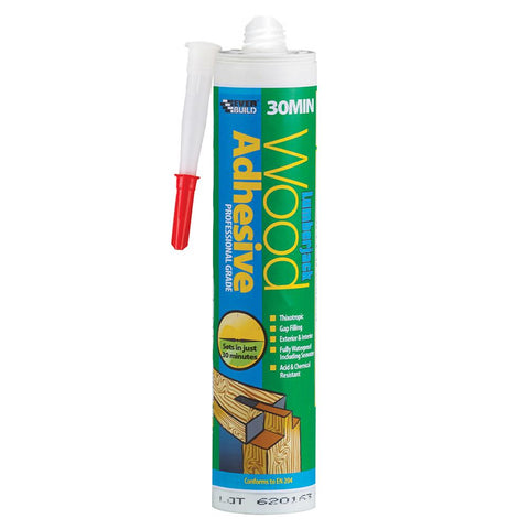 Everbuild Lumberjack 30 Minute Wood Adhesive Gel 310ml