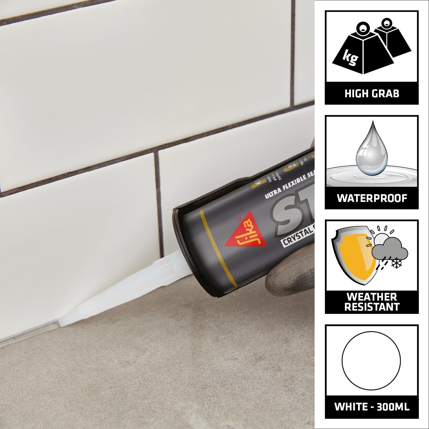 Sika Stixall Ultra Adhesive & Sealant Anthracite 300ml