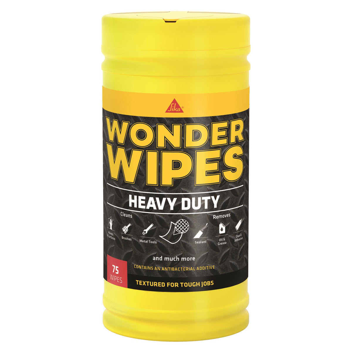 Sika Heavy Duty Multi-Use Wonder Wipes Tub 75 Wipes