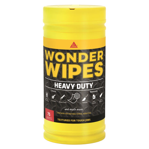 Sika Heavy Duty Multi-Use Wonder Wipes Tub 75 Wipes