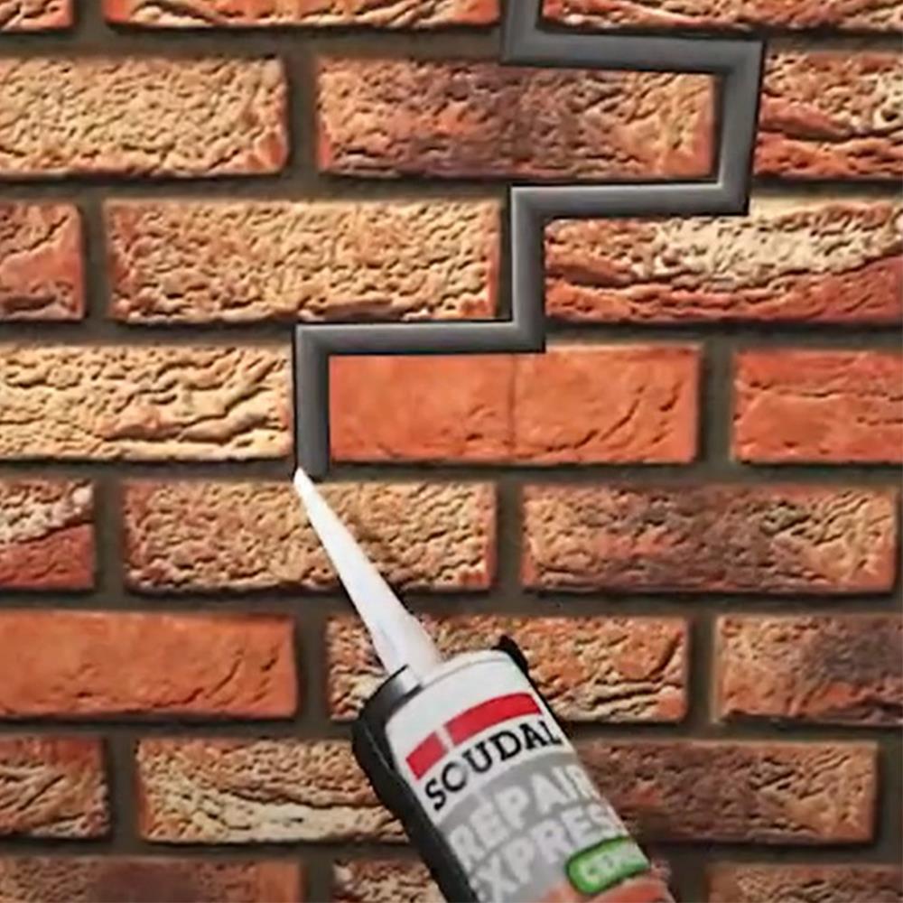 Soudal Repair Express Cement Beige 290ml Twin Pack