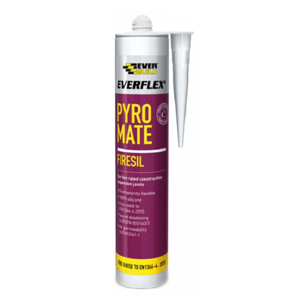 Everflex Pyro Mate Fire Rated Silicone White 295ml
