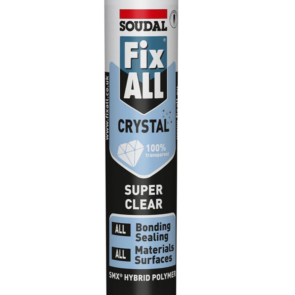 Soudal Fix All Crystal Clear 290ml Twin Pack